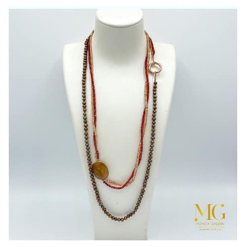 Collana  Foglie d'autunno - immagine 4