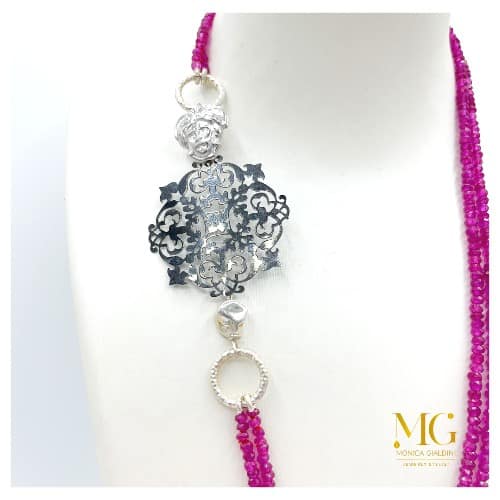Collana Luce fucsia - immagine 3