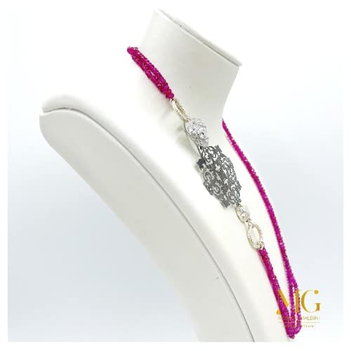 Collana Luce fucsia - immagine 2
