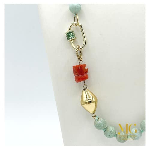 Collana acqua di torrente - immagine 2