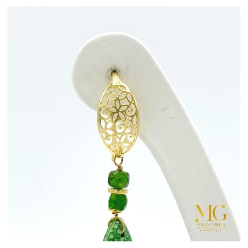 Orecchini Diopside - immagine 3